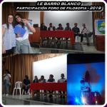 Participación Foro de Filosofía 2019